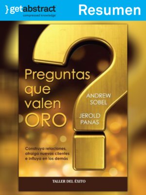 cover image of Preguntas que valen oro (resumen)